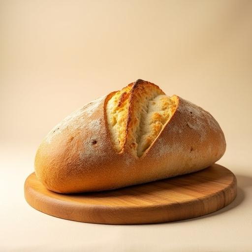 A perfectly baked classic sourdough loaf.